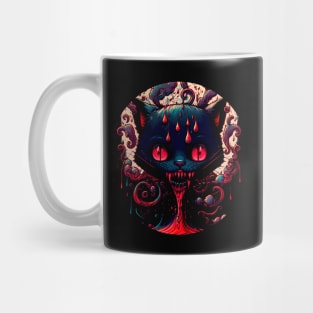 Cute Goth Evil Dog Mug